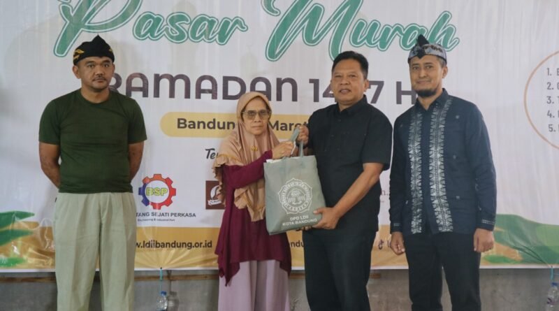 LDII Kota Bandung Gelar Pasar Murah Ramadan, 1.000 Paket Sembako Disediakan untuk Masyarakat - LDII Kota Bandung