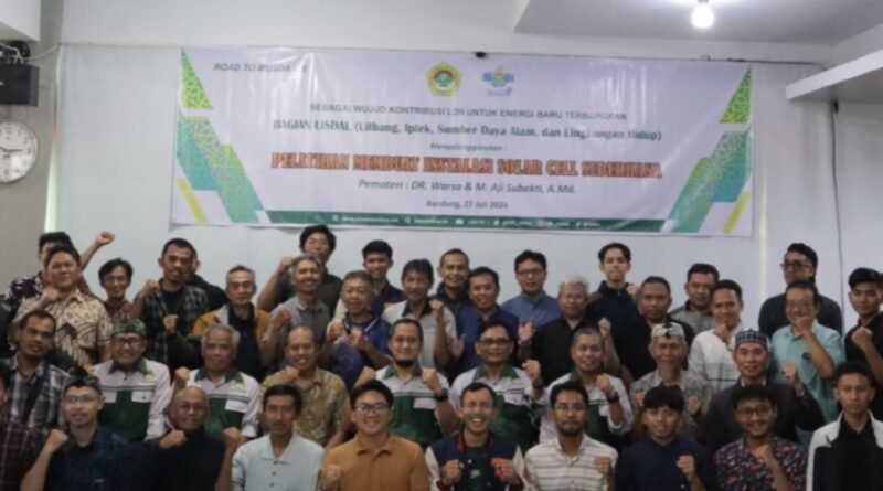 Langkah Nyata Menuju Kemandirian Energi, LDII Kota Bandung Gelar Pelatihan Instalasi Solar Cell - LDII Kota Bandung