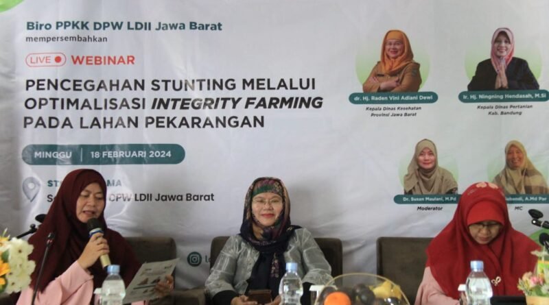 Kepala Dinas Kesehatan Jabar Ajak Perempuan LDII Bangun Ketahanan Pangan Melalui Optimalisasi Integrity Farming - LDII Kota Bandung