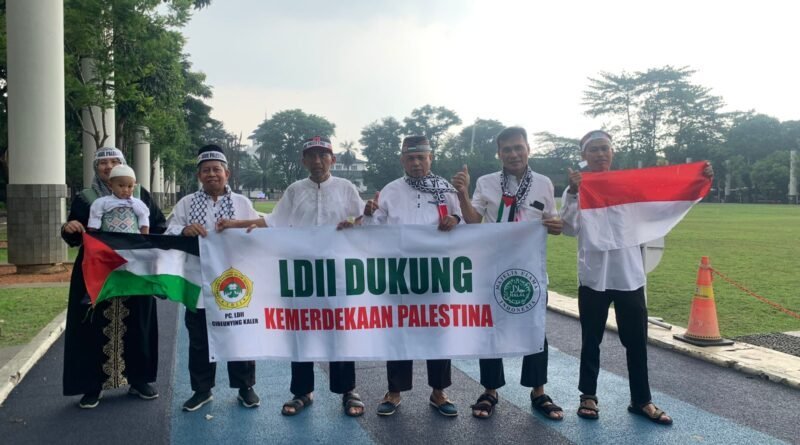 DPD LDII Ikut Aksi Solidaritas: Seruan Bela Palestina di Kota Bandung - LDII Kota Bandung
