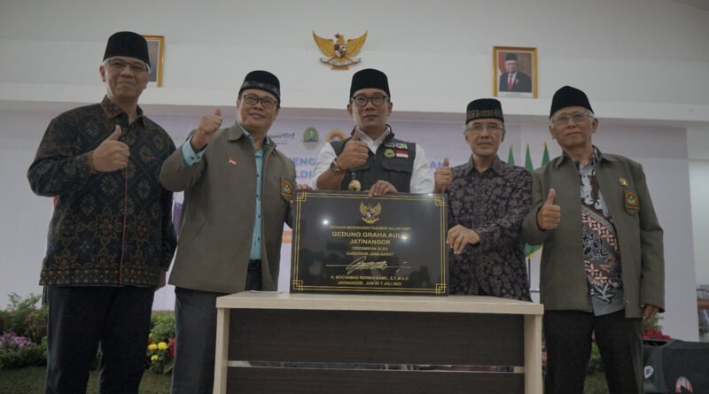 Gubernur Ridwan Kamil Resmikan Gedung Graha Aulia Jatinangor LDII Jawa Barat - LDII Kota Bandung