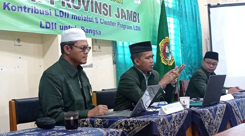 Penyusunan Program Kerja 2023, DPW LDII Jambi Gelar Rakerwil Tahun 2022 - LDII Kota Bandung