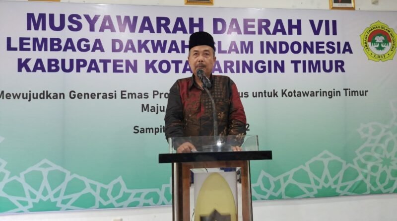 Meningkatkan keorganisasian dan keagamaan LDII Kotawaringin Timur mengadakan Musda VII - LDII Kota Bandung